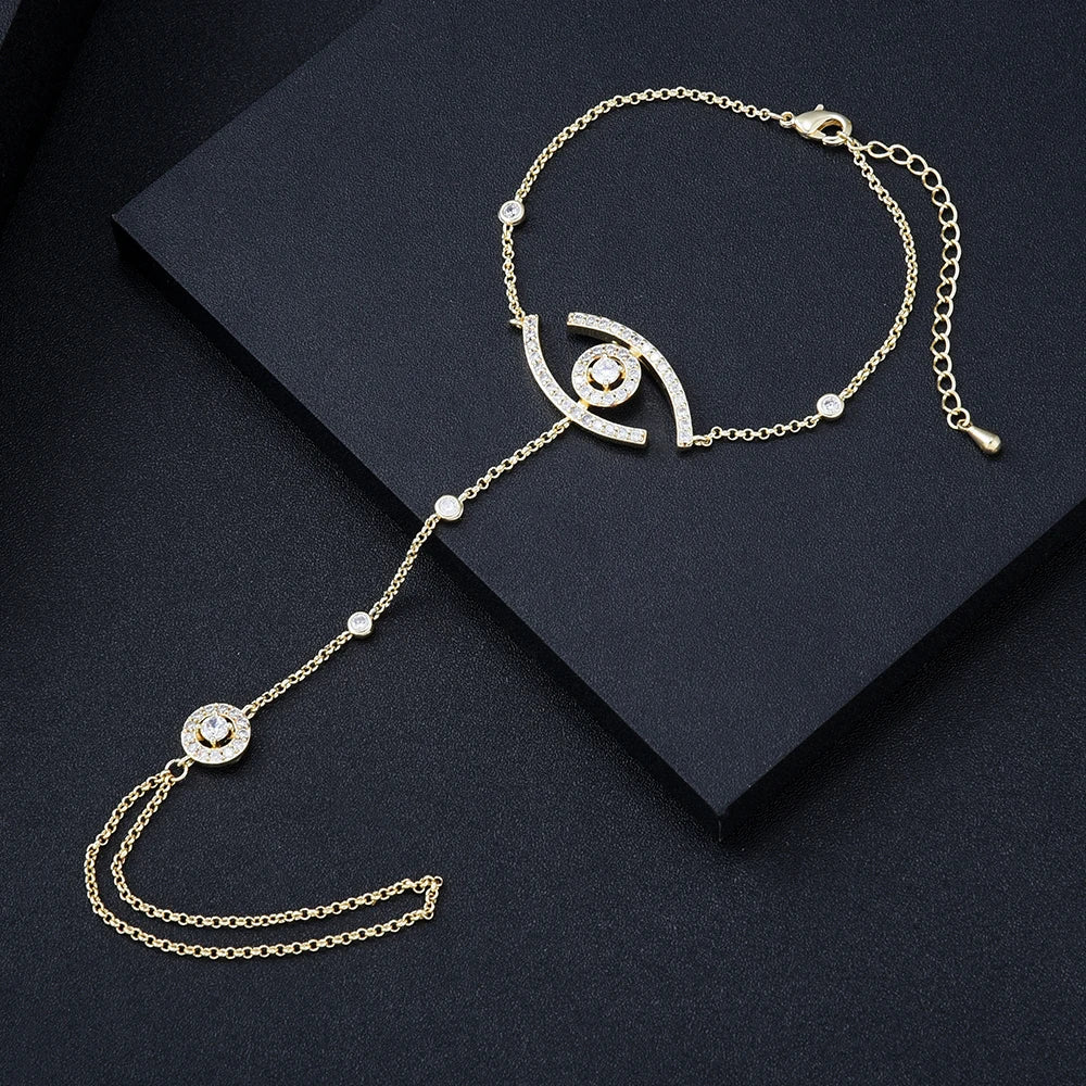 Star Fireworks Luxury Adjustable Baguette Bracelet with AAA Cubic Zirconia for Women