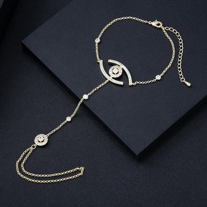 Star Fireworks Luxury Adjustable Baguette Bracelet with AAA Cubic Zirconia for Women